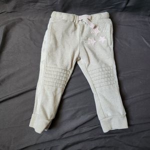 Cat & Jack 18 Months Star Joggers Baby Girl Sweatpants